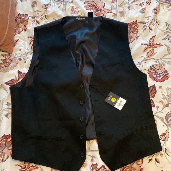Claiborne Other - Men’s Claiborne black suit vest